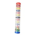 thumbnail image 2 of Rainmaker Toy - Sonajero para bebé con forma de gota de lluvia con cuentas, palo de lluvia con sonido de lluvia para el desarrollo, para niños, bebés 30cm, 2 of 10