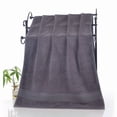 thumbnail image 2 of Gray Bath Towel, Thickened Absorbent Bath Sheet, 27.6x55.1 Inch Quick Dry Towel for Bathroom Pool Gym, Hotel Quality Home Spa Towel, 2 of 7