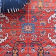 thumbnail image 6 of SAFAVIEH Tucson Gwendolyn Traditional Machine Washable Runner Rug, Rust/Navy, 2'6" x 8', 6 of 7