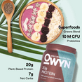 thumbnail image 5 of OWYN Plant Based Protein Powder, 20g Protein, Dark Chocolate, 1.1 lbs, 5 of 5