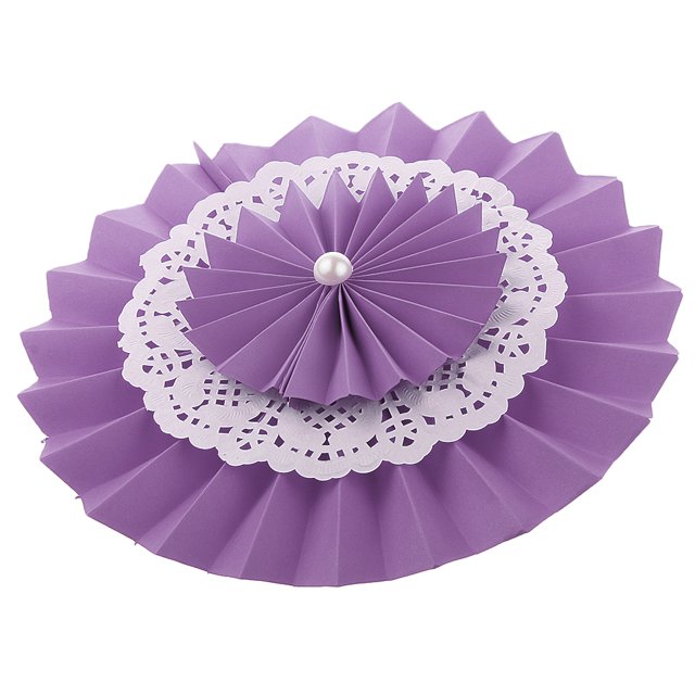 5 piezas 6 "/ 8" / 10 "/ 12" de papel colgante flor decoración de cumpleaños de boda Sunnimix Flor de papel
