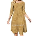 thumbnail image 1 of Vestido de escote cuadrado con Bitcoin, nuevo vestido elegante de talla grande para mujer, vestido ajustado a la cintura, banco, banca, Bit, moneda Bitcoin, Btc, negocios, efectivo, 1 of 6