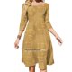 thumbnail image 1 of Vestido de escote cuadrado con Bitcoin, nuevo vestido elegante de talla grande para mujer, vestido ajustado a la cintura, banco, banca, Bit, moneda Bitcoin, Btc, negocios, efectivo, 1 of 6