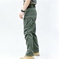 thumbnail image 3 of Big Men’s Relaxed Fit Cargo Pants, Lightweight All Day Comfort Daily Work Bottoms, 3 of 7