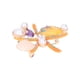 thumbnail image 4 of Broche, broche de 4 colores diferentes, broche para mujer, artesanía excepcional, 4 of 14