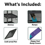 MidWest Homes for Pets Deluxe Ferret Nation Double Unit Small Animal Cage (Model 182)