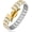 Silver & Gold (5X Strength - EllipseMAX (5,000 Gauss), variant on MagnetRX Bracelets for Men — EllipseMAX Designed in USA & Patent Pending — Premium Titanium Mens Bracelet & Adjustable Length (Silver/Gold)