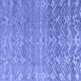 thumbnail image 1 of Ahgly Company Indoor Square Abstract Blue Modern Area Rugs, 6' Square, 1 of 4