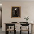 thumbnail image 4 of Gold Framed Wall Art Vintage Canvas Wall Art Rabbit Lady Aesthetic Dark Academia Easter Bunny Artwork Prints Picture for Living Room Bedroom Farmhouse Bathroom Office Decor, 16x24, 4 of 8
