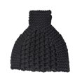 thumbnail image 2 of Gorro con para mujer, gorro cálido y portátil, accesorios para el cabello elásticos, gorro para calidez, otoño e invierno, niñas Negro, 2 of 8