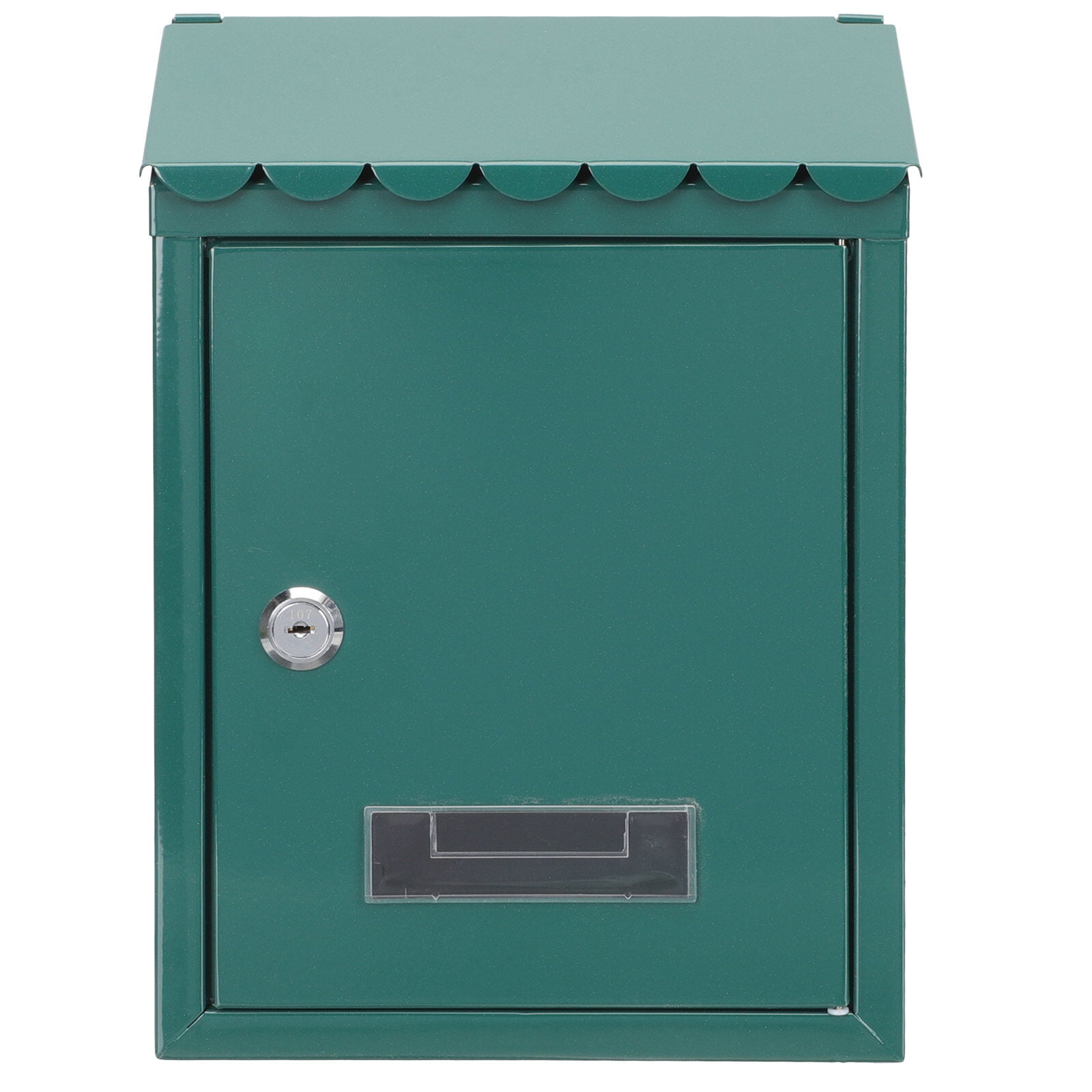 Wall-mount Mailbox Metal Mailbox Lockable Metal Post Box Outside ...