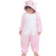 thumbnail image 1 of Franela De Otoño E Invierno/Pijama De Una Pieza Para Niños Tela Engrosada - Cerdo Rosa, 1 of 2