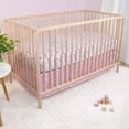 thumbnail image 6 of The Peanutshell Pink and Purple Butterfly Song Crib Bedding Set for Baby Girls, 3 Piece Nursery Set, 6 of 7