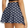 thumbnail image 1 of Vedolay Womens 2023 Summer Casual Prints High Waist A-line Short Skirt,Navy XXL, 1 of 3
