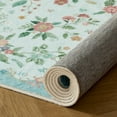 thumbnail image 6 of CHITOOMA 6'x9' Boho Area Rugs for Living Room, Machine Washable Stain Resistant Non-Shed Carpet, Floral Area Rug with Non-Slip Backing for Bedroom, Dining Room, Dorm, Office, 6 of 7