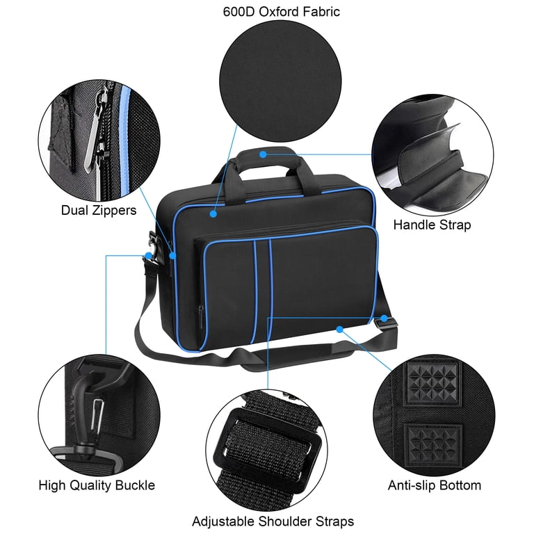TSV PlayStation PS5 Electronics Carrier: Travel Bag for PS5 Disc