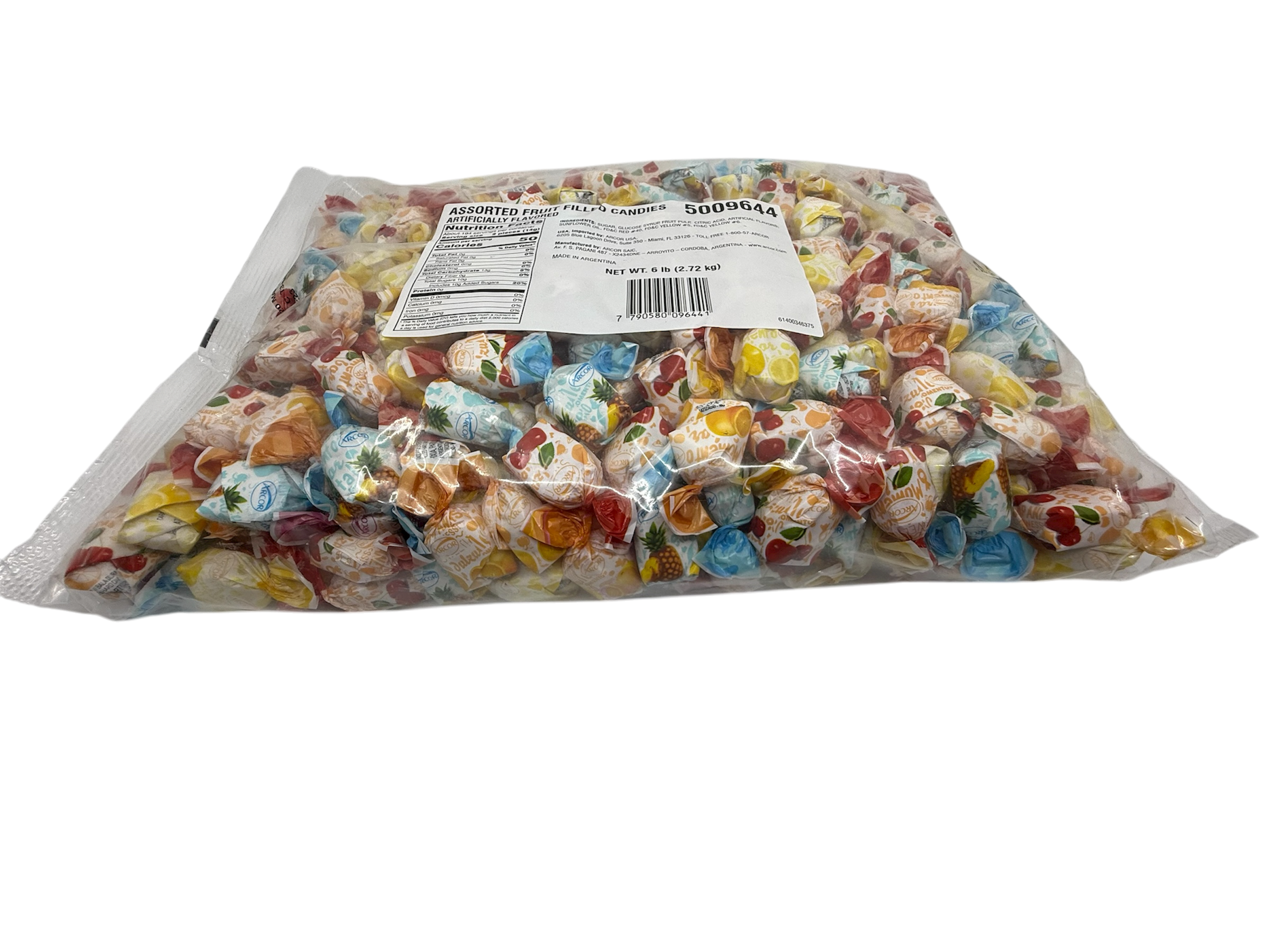 Arcor Assorted Fruit Filled Candies - 6lb Bulk Bag