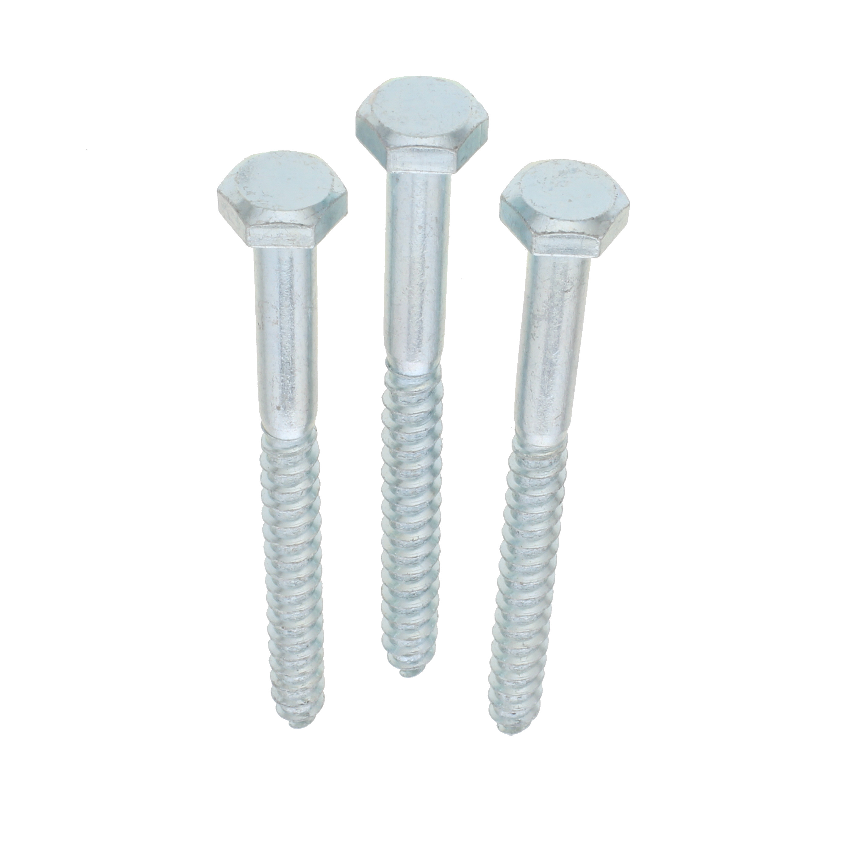 Bulldog Hardware 1/4 in. x 3 in. Lag Screw, Zinc Plated (3 Pack)