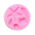 thumbnail image 1 of Tnarru 5-6pack Silicone Shells Conch Mold Jelly Candy Mould Pink Fondant Cake 6 Pcs, 1 of 8