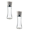 thumbnail image 1 of Oleegame 2PC Produce Storage Kitchen Salt And Pepper Grinder 6oz Stainless Steel Mill Shakers Easy to Use Fil White, 1 of 2