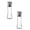 White*2, variant on Pepper Grinder or Salt Grinder, Refillable Stainless Steel Sea Salt & Spice Shakers Easy Clean Glass Grinders Salt and Pepper Grinder Kitchen Salt and Pepper Grinder 6oz Mill Shakers, White