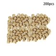 thumbnail image 3 of Wekity M3x3mm Female Thread Knurled Nuts,200PCS Hx4mm OD Brass Threaded Insert Embedment Nuts Hydraulic Welded Joint Injection Molding Assortment Kit for 3D Printing Injection Molding-0621, 3 of 5