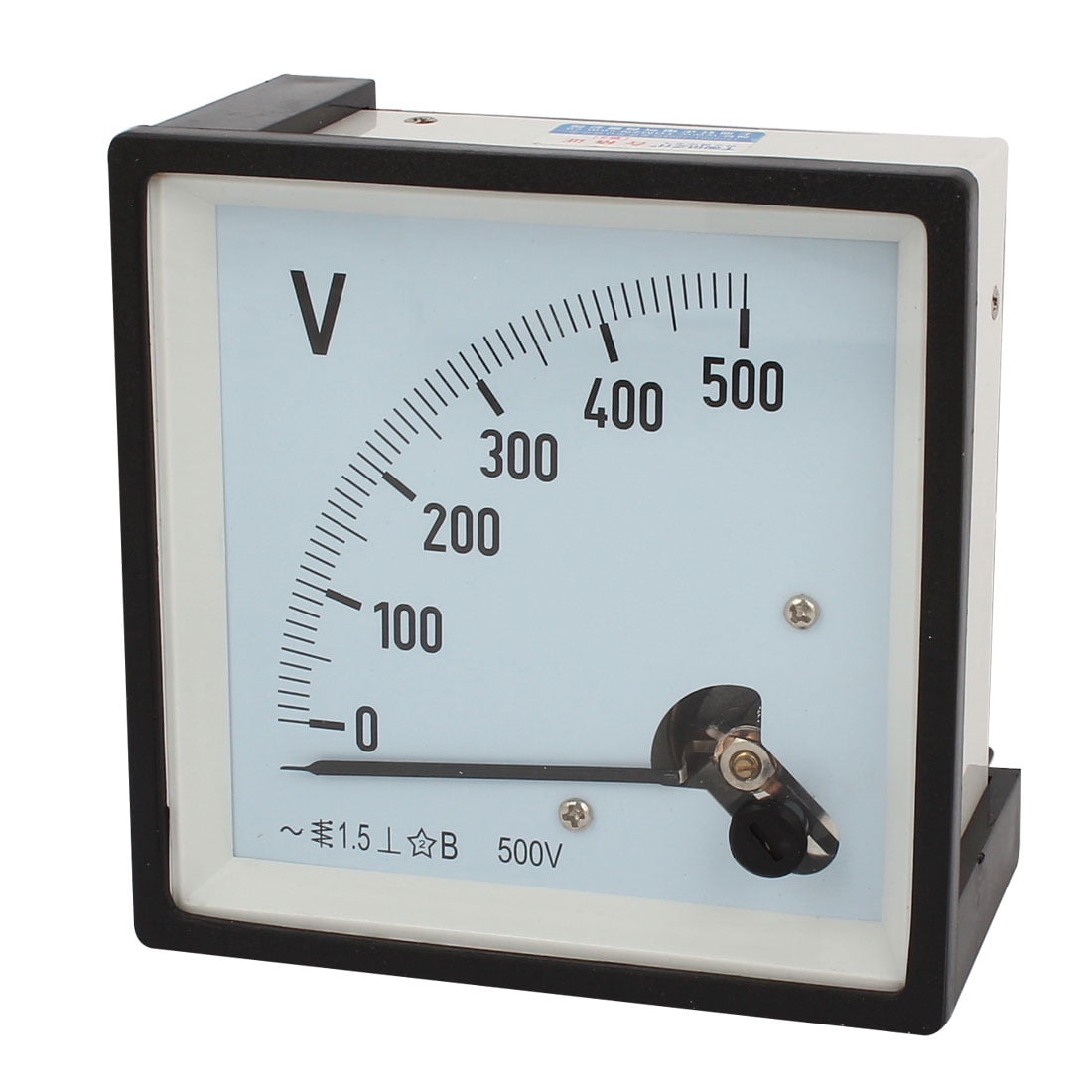 Square Dial Panel Gauge Voltage Meter Voltmeter 0500V SQ96 Walmart