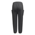 thumbnail image 5 of GZWYHT Harem Pants,Petite Pants,Harem Pants High Waist Baggy Drawstring Sweatpants Joggers With Pockets Boho Yoga Trousers Pants,High Waisted Pants,Pants for Women,Sweatpants Women,Dark Gray,XXL, 5 of 6