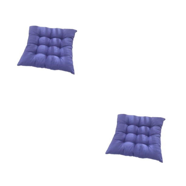 Inteprter Almohadilla para silla de masaje: alivia la fatiga y promueve la relajación cómoda azul oscuro 40*40 2Conjunto
