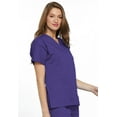thumbnail image 5 of Cherokee V-Neck Scrub Top for Women with 3 Pockets & Dolman Sleeve - 4700, 5 of 6
