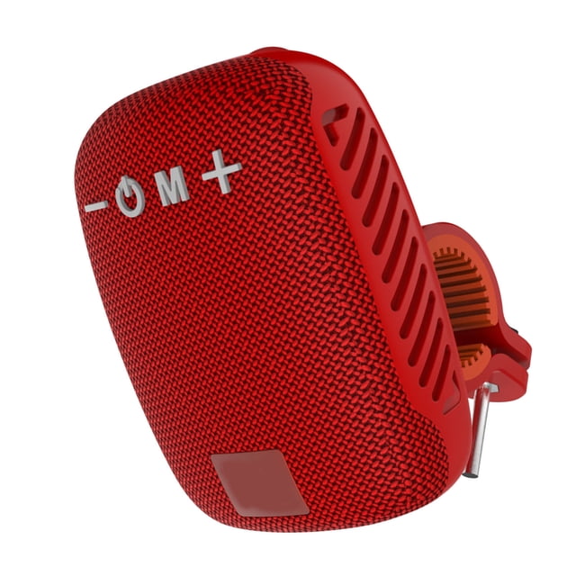 Altavoz Portátil para bicicleta con, Altavoz Deportivo Portátil Resistente Al Agua Con Doble emparejamiento, Soporte para Tarjeta de Memoria Con Radio FM, Altavoz