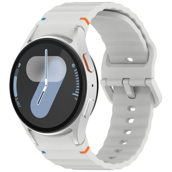 XIHAMA Sports Band Compatible with Samsung Galaxy Watch 7 20mm Band, Seamless Soft Silicone Corrugated Band for Galaxy Watch 4 5 6 Classic /Watch 4 5 6 Pro 20mm