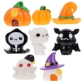 thumbnail image 1 of 8 PCS Halloween micro paisaje adornos creativos resina mini adornos, 1 of 6