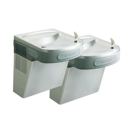 Elkay Lzstl8c 8 Gph Ada Wall Mount Versatile Bi-Level Filtered Cooler - Stainless Steel
