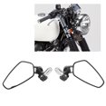thumbnail image 3 of Espejo De Motocicleta, Espejos De Extremo De Barra De Mango De 22 Mm, A Prueba De Golpes, Rotación De 360 ​​​​grados, Mejora La Visibilidad Para GROM MSX125 CB500F, 3 of 7