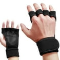 thumbnail image 1 of Lifting Gloves Workout Gloves with Integrated Wrist Wraps -slip Hand Protector for Weight Lifting Powerlifting Pull Ups, 1 of 7