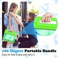 thumbnail image 5 of SUPNICE Kids Case for Samsung Galaxy Tab A11+ Plus 11” 2026/A9+ Plus 11 Inch 2023 with Built-in Screen Protector, Light Weight Shock Proof Handle Stand Kids Friendly Cover ,Green, 5 of 7