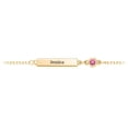 thumbnail image 3 of Engravable Bar Bracelet with Birthstone, 3 of 7