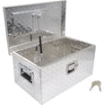thumbnail image 4 of munirater 20 Inch Aluminum Tool Box Storage Truck Underbody Flatbox Replacement for Pick Up Truck Bed ATV RV Trailer W/Lock and 2 Keys Sliver, 4 of 7