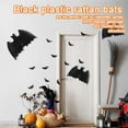 thumbnail image 4 of Woven Rattan Bat Wall Hanging Halloween Decor,3D Handcrafted Black Rope Bats,Black Woven Bats for Hanging in The Tree,Porch,Yard,Lawn,Indoor,Outdoor,Rustic Modern Farmhouse Decor(10 x 15.3inch), 4 of 9