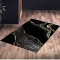 thumbnail image 5 of Bedroom Rugs, Gold Marble Rugs, Car Mat Rug, Modern Rugs, Thin Rug, Marble Rugs, Black and Gold Marble Rug, Decorative Rugs, Living Room Rug, 5.9'x9.2' - 180x280 cm, 5 of 7