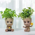 thumbnail image 2 of Disney Marvel Avengers Groot Mini figura Portalápices Maceta Juguetes de anime Figura de acción Groot sentado Juguetes de Navidad para niños Regalos, 2 of 5