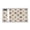 Simple Tribal Motifs, variant on Nylon Fabric Wallet Compact Bifold With Zipper Coin Pocket Card Slots And Detachable Keychain Lanyard Whimsical Moths