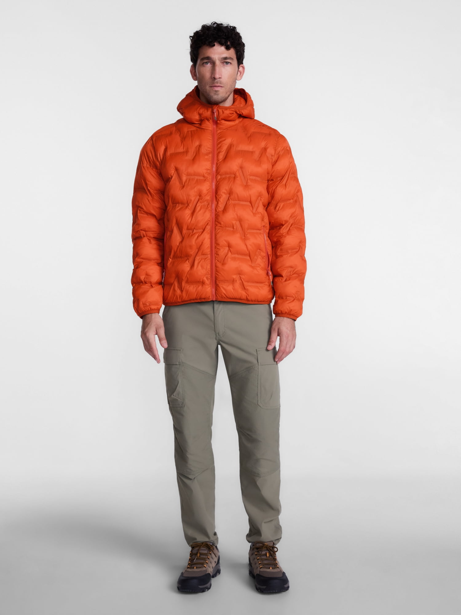 Ozark Trail Men's and Big Men's Midweight Puffer Jacket, Sizes S-3XL