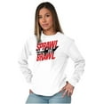 thumbnail image 4 of Sprawl and Brawl Muay Thai Fight Plus Size Long Sleeve Graphic Tee Shirt Brisco Brands 2X, 4 of 5