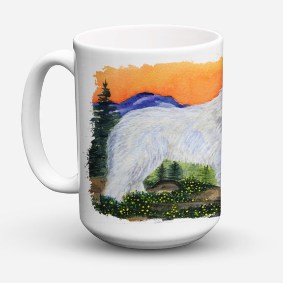 Carolines Treasures SS8183CM15 Great Pyrenees Coffee Mug 15 oz 15 ounce multicolor