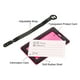 thumbnail image 4 of Equipaje Etiqueta, PVC Identificador Tarjeta Soporte Etiqueta, No Tu Bolsa Patrón Viaje Bolso Etiqueta con Ajustable Correa para Equipaje Maleta, Rosa, 4 of 5