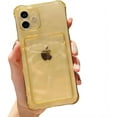 thumbnail image 6 of for iPhone Case,Cute 4 Corners Airbag Clear with Card Holder Camera Lens Protection Shockproof Phone Case (White,iPhone 13), 6 of 6