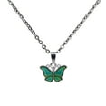 thumbnail image 1 of Collar de cambio de humor Zulema con colgante de mariposa para niñas, 1 of 8