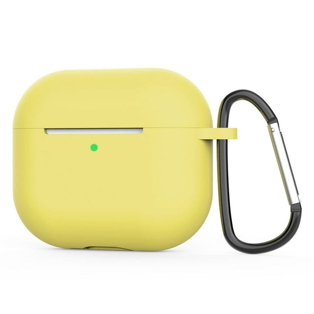 PANDACO Étui Souple Jaune pour Boîtier de Recharge AirPods (4e Gén.)